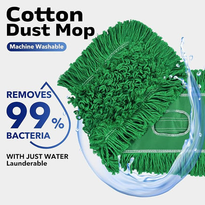 Matthew Cleaning 36'' Industrial Strength Cotton Dust Mop Refill Washable - Image 3