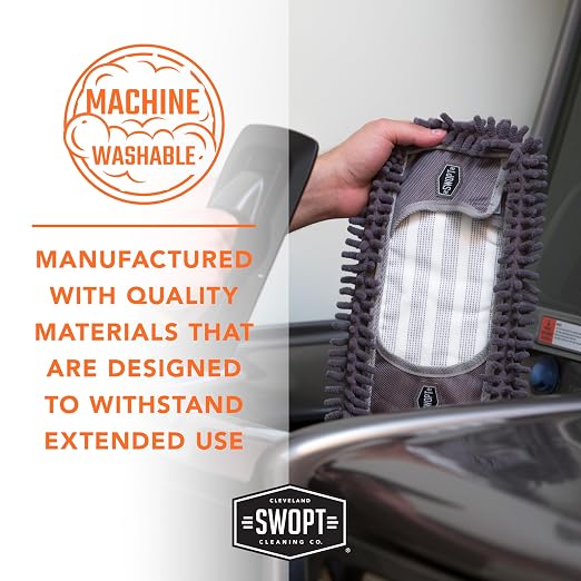 SWOPT 18” Microfiber Dust Mop Refill – Cleaning Pad - Image 11