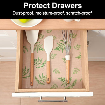 Cooyes Shelf Liners for Kitchen Cabinets, Waterproof and Oil-Proof Kitchen - Image 3