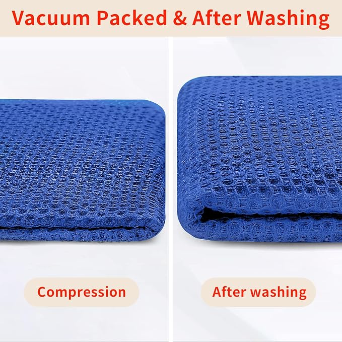 Homaxy 100% Cotton Waffle Weave Kitchen Dish Cloths, Ultra Soft Absorbent Quick - Image 7