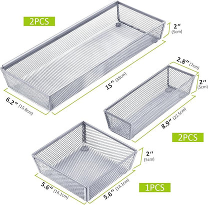 Neudeco Silverware Drawer Organizer, Utensil Organizer - Image 2