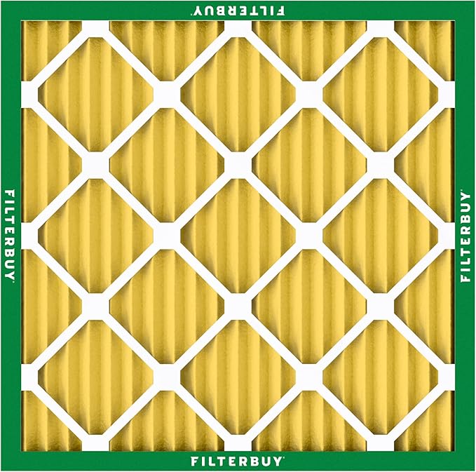 Filterbuy 12x12x1 Air Filter MERV 11 (MPR 1200) Allergen Defense Replacement (4-Pack), Electrostatic Pleated HVAC AC Furnace Filters, Made in USA (Actual Size: 11.75 x 11.75 x 0.75)