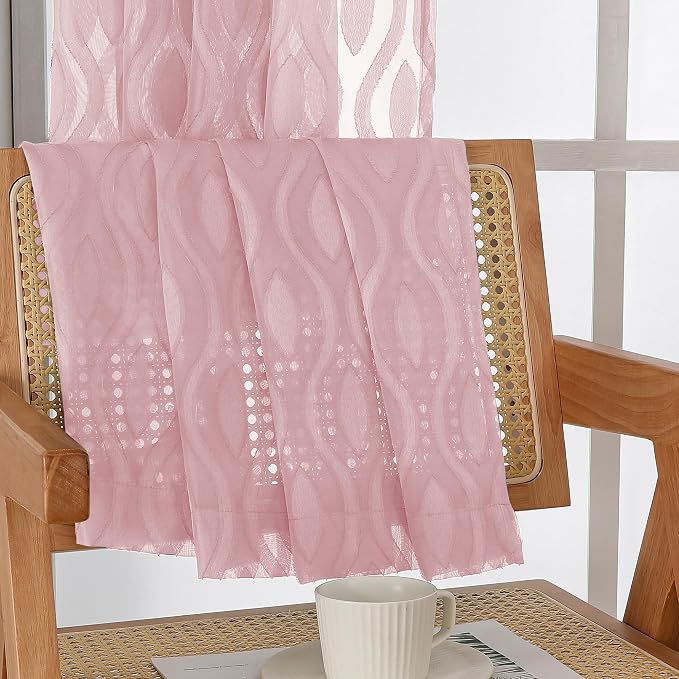 Aiyufeng Sheer Curtains 72 Inches Long - Image 9