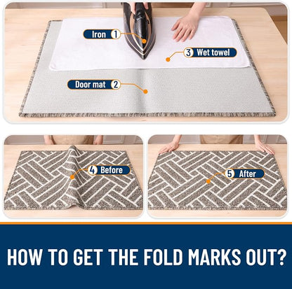 OLANLY Indoor Door Mat, 32x20 Inch, Dirt Resistant and Absorbent, Non-Slip - Image 8
