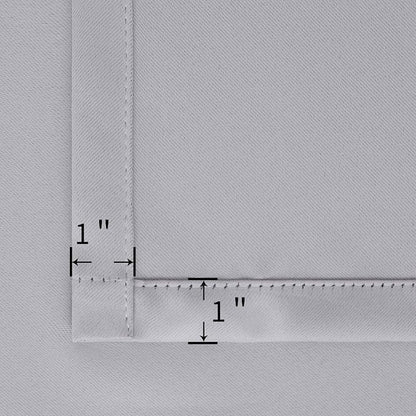 BGment Rod Pocket Room Darkening Curtains 63 Inches Long - Image 5