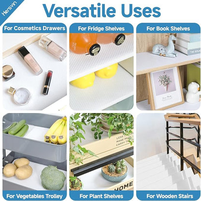 Shelf Liners 12 in x 20 ft Self-Adhesive EVA Drawer Mats, Cupboard Protector - Image 7