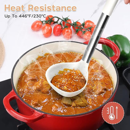 Onader Silicone Kitchen Utensils Set, Includes Heat Resistant Spatula Turner - Image 9