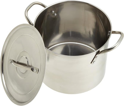 Star Crafts 4 Piece Stainless Steel Stock Pot Cookware Set Contains 4 Stockpots - Image 2