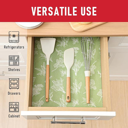 Cooyes Large Fridge Liners for Refrigerator, 17.7" × 36", Drawer & Shelf Liners - Image 2