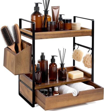 2-Tier Bathroom Counter Organizer by Unknown