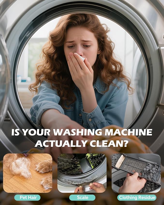 Washing Machine Cleaner Tablets: 40% Stronger Cleaning Power, Deep Cleaning - Image 4