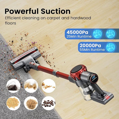 S3P Cordless Vacuum Cleaner, 45kPa Powerful Vacuum Cleaners - Image 2