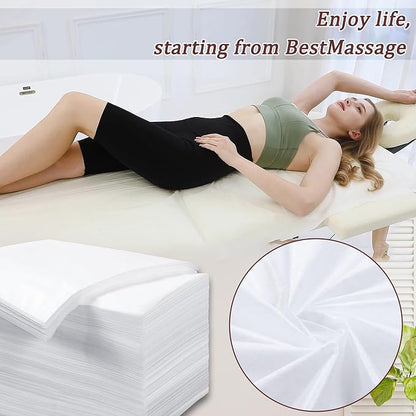 800 Pcs Disposable Bed Sheets for Massage Table 31" x 71" Massage Table Sheet - Image 2