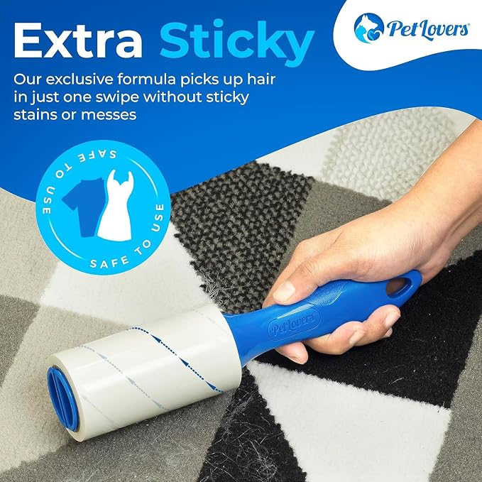 PetLovers Extra Sticky Lint Roller Value Set 270 Sheets - Image 2