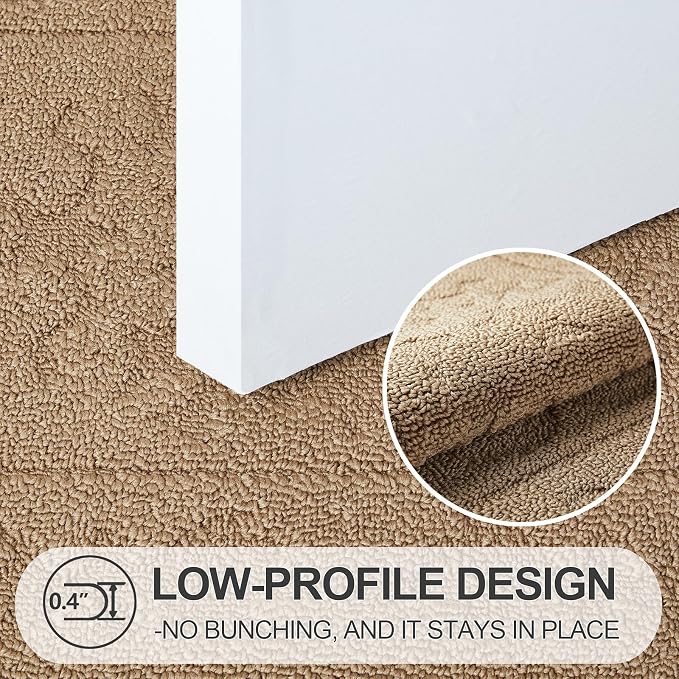 FONEYI Indoor Door Mat 32" x 48", Dirt Trapper Door Mats Non-Slip Entryway Rugs - Image 3
