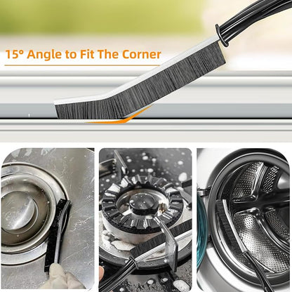 12Pcs Crevice Cleaning Brush Set, Hard Bristle Gap Cleaning Tools, Window & Car - Image 5