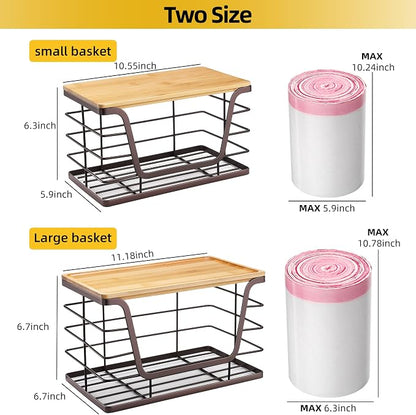 ALOCEO 2 Pack Large Pantry Baskets - Image 3