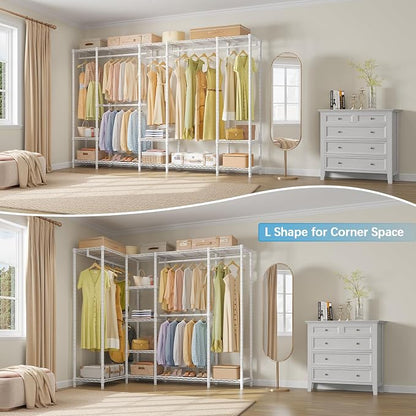 VIPEK V50 Extra Large Portable Closet Rack Bedroom Armoire Freestanding - Image 2