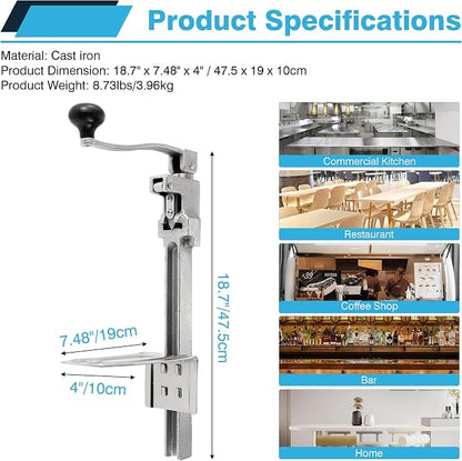 IRONWALLS Commercial Can Opener - Image 2