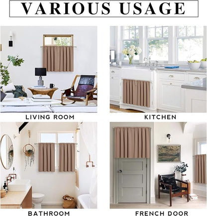 RYB HOME Small Window Curtains - Image 6