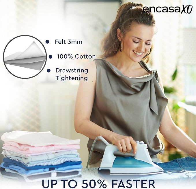 Encasa XO Ironing Board Cover and Pad 49"x18" - Image 7