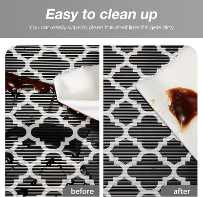 Glotoch Shelf Liners for Kitchen Cabinets 17.5” x 30 ft, Non Slip Drawer Liner - Image 4