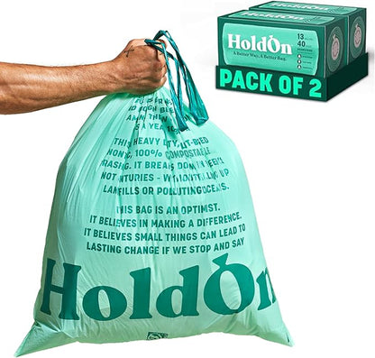 HoldOn 13-Gallon Trash Bags – Tall Kitchen Trash Bags - Image 8