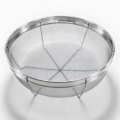 Fine Mesh Strainer for Kitchen, Stainless Steel Colander Bowl for Pasta by DOPMEPLifeHouse