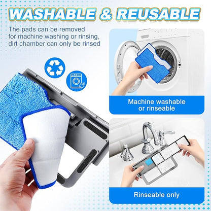 KEEPOW Reusable Mop Pads Refills Compatible - Image 3