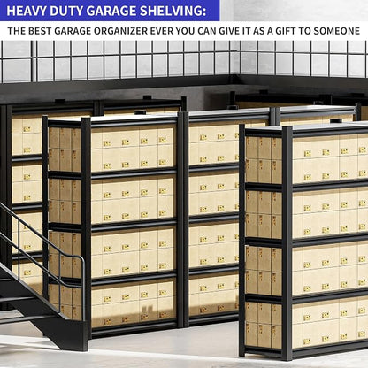 Garage Shelving, Heavy Duty Sturdy Steel Thickened Metal Shelves - Image 5