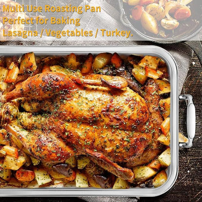 15 Inch Stainless Steel Roasting Pan - Image 8