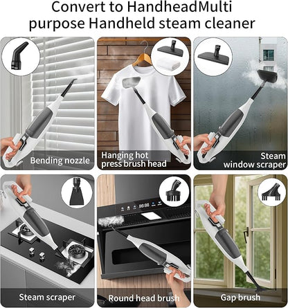 Steam Mop with 13 Accessories, Steam Cleaner - Image 4