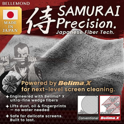 BELLEMOND「Samurai Cloth」Japanese Microfiber Cleaning Cloth | Washable, Lint - Image 2