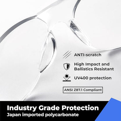 amoolo Safety Glasses for Men Women, Construction - Image 3