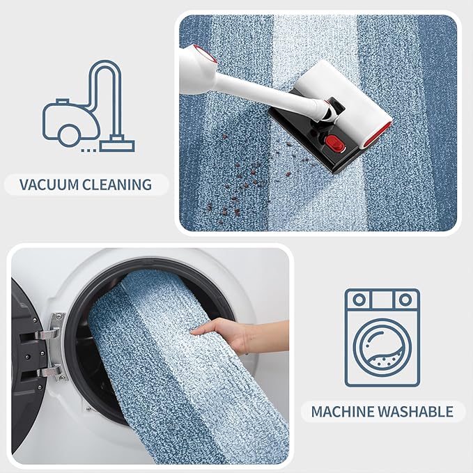 Kitinjoy Indoor Outdoor Door Mat, 30x17 Non-Slip Absorbent Dirt Trapper - Image 5