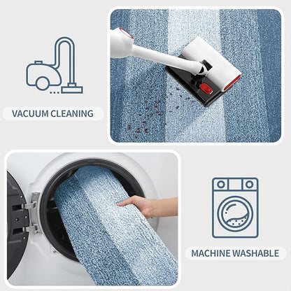Kitinjoy Indoor Outdoor Door Mat, 30x17 Non-Slip Absorbent Dirt Trapper - Image 5