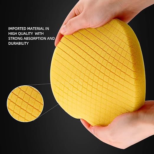 Yellow Medium Cut Pad, Buffing Polishing Pads, SPTA 1Pc 3.5 Inch Face - Image 5