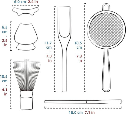 TEANAGOO Matcha Whisk Set, Bamboo Matcha Whisk - Image 7