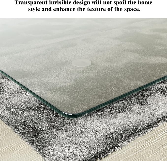 Koonmi Tempered Glass Chair Mat - Image 7