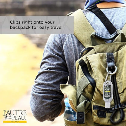 Travel Hand Sanitizer Gel with Aloe Vera & Vitamin E Made by L’AUTRE PEAU - Image 3