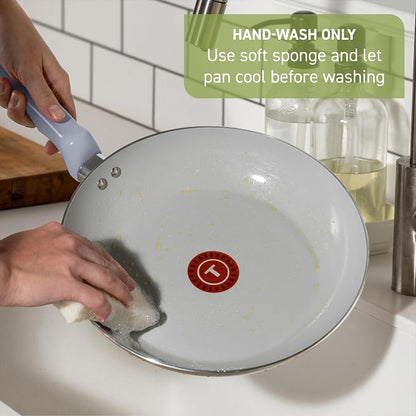 T-Fal Refresh Ceramic Pots and Pans Set, Nonstick Cookware, Oven Safe to 350°F - Image 8