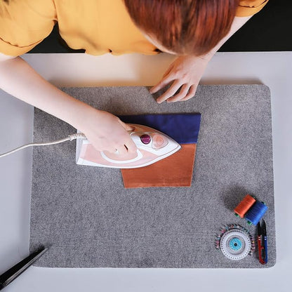 Wool Pressing Pad - 24in x 18in Quilting Ironing Pad - 100% New Zealand Felted - Image 2