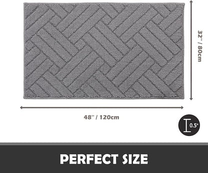 Door Mat Indoor Doormat, Entryway Rug Door Mats Non-Slip Rubber Backing - Image 2