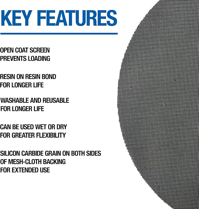 Floor Sanding Screen Disc, 10 Pack, Grit 150 - Image 4