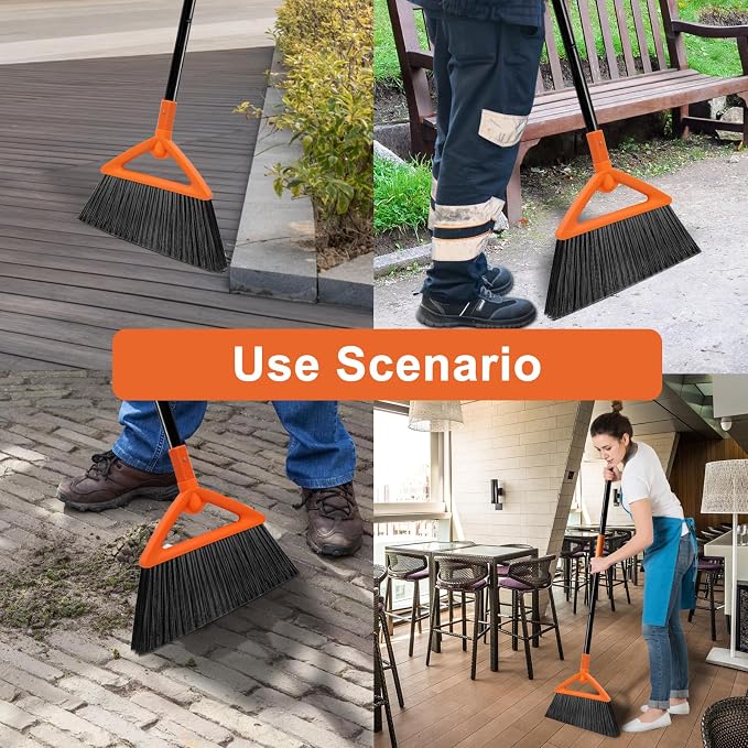 4 PCS Outdoor Indoor Broom, Brooms - Image 6