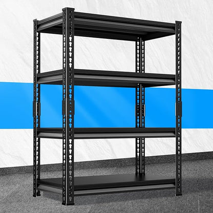 Adjustable Garage Storage Shelves, 35.4''W Garage Shelving Heavy Duty Loads by Huhaneon