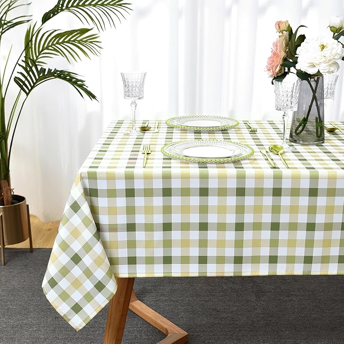 Classic Gingham Tablecloth Fabric - Image 4