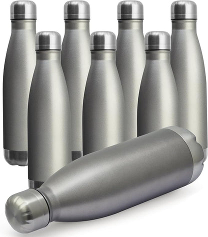 MEWAY 17oz Sport Water Bottle 8 Pack Vacuum Insulated Stainless Steel by MEWAY