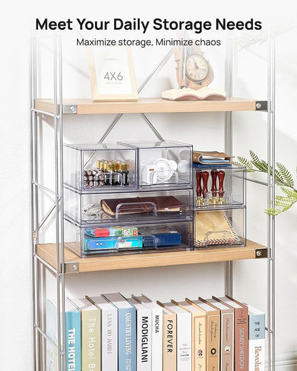 Vtopmart Stackable Storage Drawers Set of 6, Laundry Room Organization - Image 3