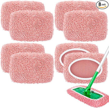 8 Pack Reusable Mop Pads Compatible by Unknown